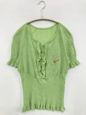 Tシャツ/カットソー/トップス/グリーン/9