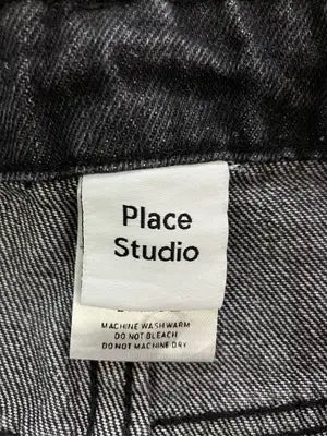 Place Studio/デニムパンツ/パンツ/ブラック