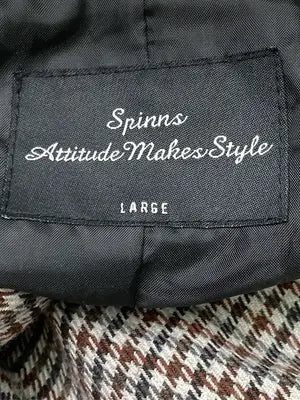 SPINNS/スピンズ/チェスターコート/ジャケット/アウター/ブラウン/LARGE