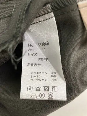 mil/スラックス/パンツ/ブラック/FREE
