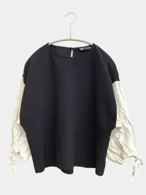 ZARA/ザラ/Tシャツ/カットソー/トップス/ブラック/USA S