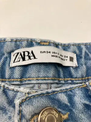 ZARA/ザラ/デニムパンツ/パンツ/ブルー/34
