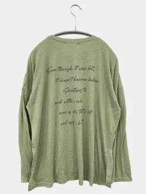 gleam/グリーム/Tシャツ/カットソー/トップス/カーキ/M