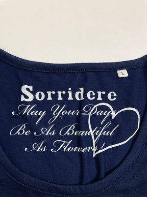 Sorridere/ソリデーレ/Tシャツ/カットソー/トップス/ネイビー/L