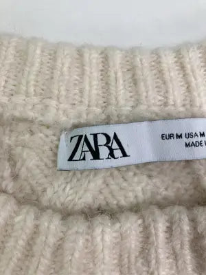 ZARA/ザラ/ニット/セーター/トップス/アイボリー/M