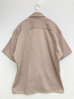 fin water/ポロシャツ/トップス/ブラウン/L