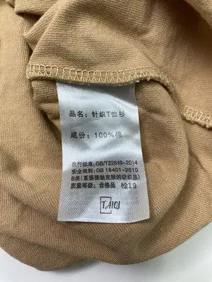 Tシャツ/カットソー/トップス/ベージュ