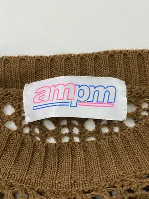 ampm/ニット/セーター/トップス/ブラウン/F