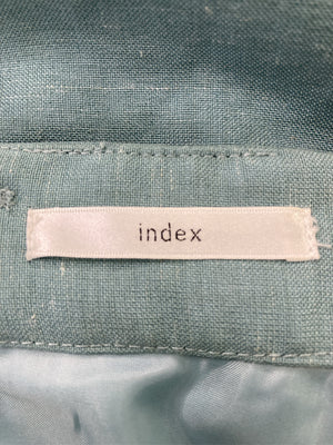 index/インデックス/ミモレ/半端丈スカート/スカート/スカイブルー/LL