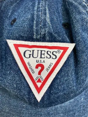 GUESS/ゲス/キャップ/帽子/ブルー/FREE