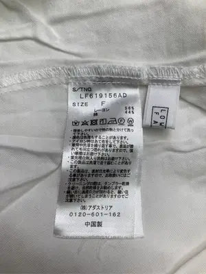 LOWRYS FARM/ローリーズファーム/シャツ/ブラウス/トップス/ホワイト/F