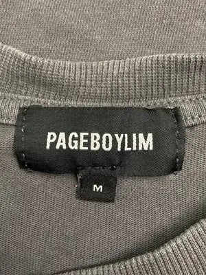 PAGEBOYLIM/ページボーイリム/Tシャツ/カットソー/トップス/グレー/M