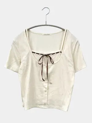 OLIVE des OLIVE/オリーブデオリーブ/Tシャツ/カットソー/トップス/アイボリー/F