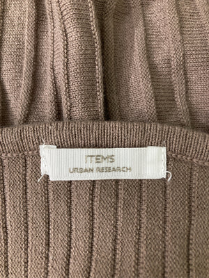 ITEMS/アイテムズ/ニット/セーター/トップス/ブラウン