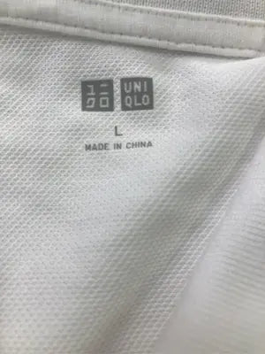 UNIQLO/ユニクロ/ポロシャツ/トップス/ホワイト/L