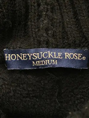 HONEYSUCKLE ROSE/ハニーサックルローズ/ニット/セーター/トップス/ブラック/M