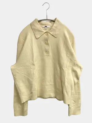 UNIQLO/ユニクロ/ニット/セーター/トップス/イエロー/XL