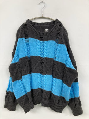 ニット/セーター/トップス/グレー