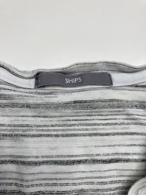 SHIPS/シップス/Tシャツ/カットソー/トップス/グレー/L