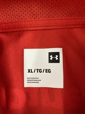 UNDER ARMOUR/アンダーアーマー/ジャージ/トラックジャケット/トップス/レッド/XL