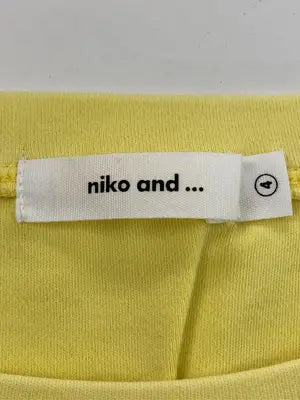 niko and .../ニコアンド/Tシャツ/カットソー/トップス/イエロー/4