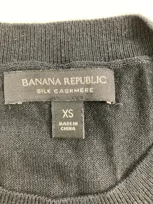 BANANA REPUBLIC/バナナリパブリック/ニット/セーター/トップス/ブラック/XS