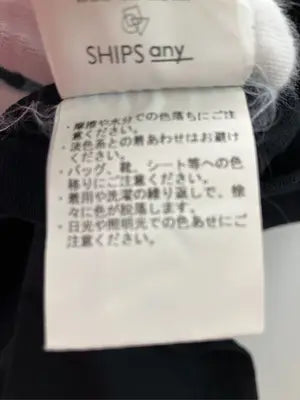 SHIPS any/Tシャツ/カットソー/トップス/ブラック/S