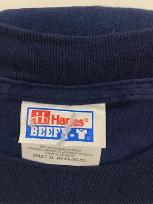 Hanes/ヘインズ/Tシャツ/カットソー/トップス/ネイビー/XL