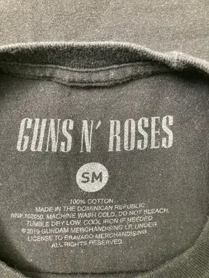 GUNS N' ROSES/Tシャツ/カットソー/トップス/ブラック/SM