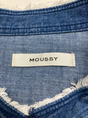 MOUSSY/マウジー/シャツ/ブラウス/トップス/ブルー/1