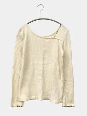 mimi toujours/ミミトゥジュール/Tシャツ/カットソー/トップス/アイボリー/M