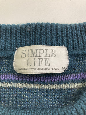 SIMPLE LIFE/シンプルライフ/ニット/セーター/トップス/グリーン/M