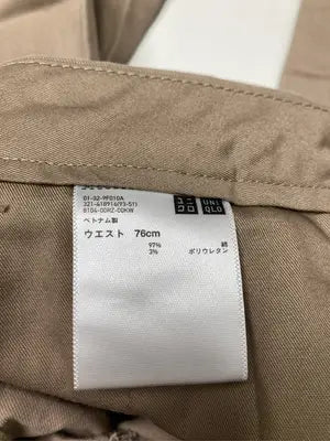 UNIQLO/ユニクロ/チノパンツ/パンツ/ブラウン/ウエスト76cm