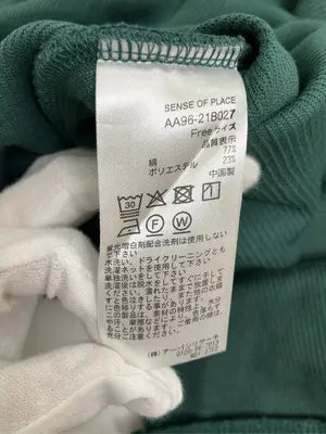 SENSE OF PLACE/センスオブプレイス/Tシャツ/カットソー/トップス/グリーン/Free