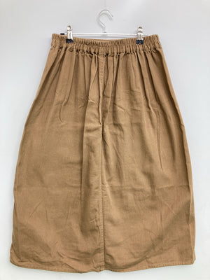 Shelney/ミモレ/半端丈スカート/スカート/ブラウン/L