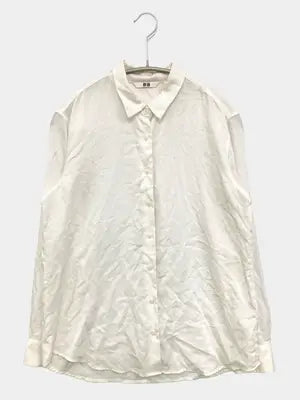 UNIQLO/ユニクロ/シャツ/ブラウス/トップス/ホワイト/S