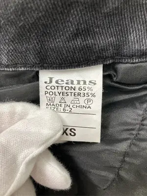 JEANS/ジーンズ/デニムパンツ/パンツ/ブラック/XS