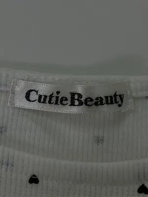 Cutie Beauty/キューティービューティー/Tシャツ/カットソー/トップス/ホワイト/M