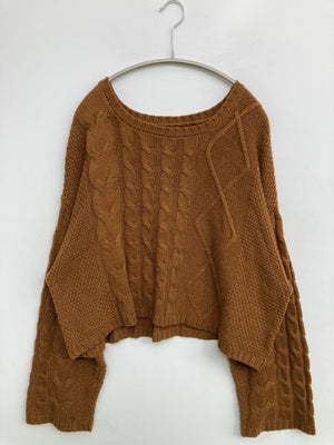 EMODA/エモダ/ニット/セーター/トップス/ブラウン/F