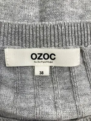 OZOC/オゾック/ニット/セーター/トップス/グレー/38