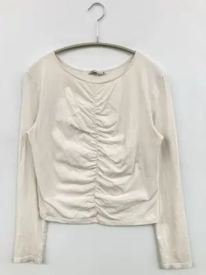 ZARA/ザラ/Tシャツ/カットソー/トップス/アイボリー/M