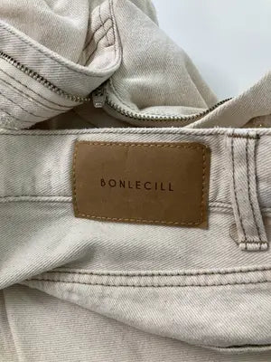 BONLECILL/ボンルシール/デニムパンツ/パンツ/アイボリー/M