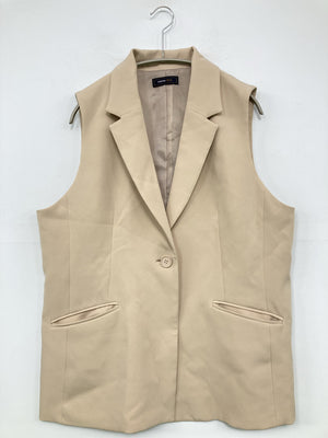 CLOSSH Biz/ベスト/トップス/ベージュ/LL