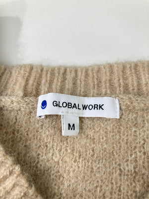 GLOBAL WORK/グローバルワーク/ニット/セーター/トップス/ブラウン/M