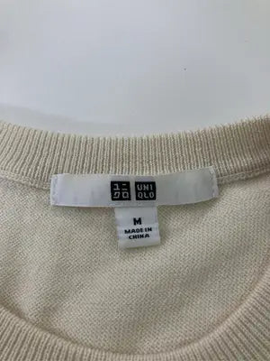UNIQLO/ユニクロ/ニット/セーター/トップス/アイボリー/M