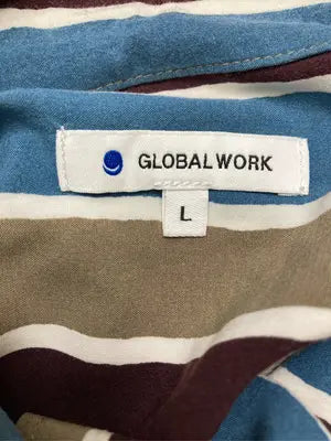 GLOBAL WORK/グローバルワーク/シャツ/ブラウス/トップス/ブラウン/L