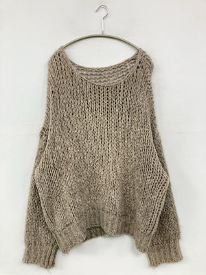 ニット/セーター/トップス/ブラウン