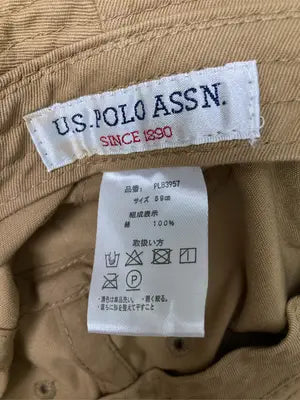 U.S. POLO ASSN./ユーエスポロアッスン/バケットハット/帽子/ベージュ/59cm
