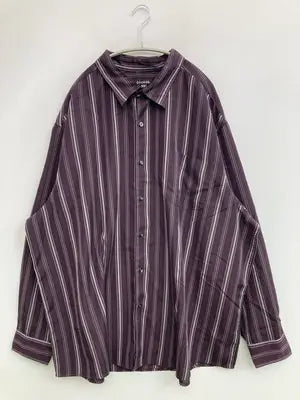 GEORGE/ジョージ/シャツ/ブラウス/トップス/パープル/3XL