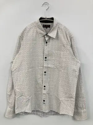 MICHEL KLEIN/ミッシェルクラン/シャツ/ブラウス/トップス/ホワイト/48